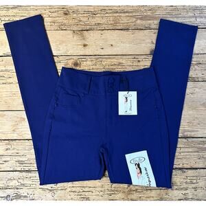 Shine star Women’s Size M Dark Blue Butt Lifter Jeggings NWT